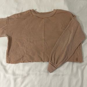 Free people active cropped sweatshirt